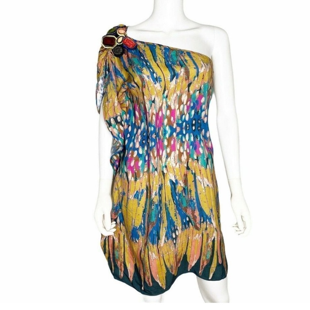 Brand New Corey Lynn Calter One Shoulder Dress - Size 2